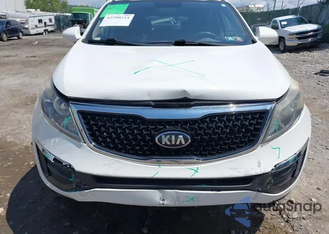 2016 Kia Sportage Lx из США, поврежденный, VIN KNDPBCAC2G7864651